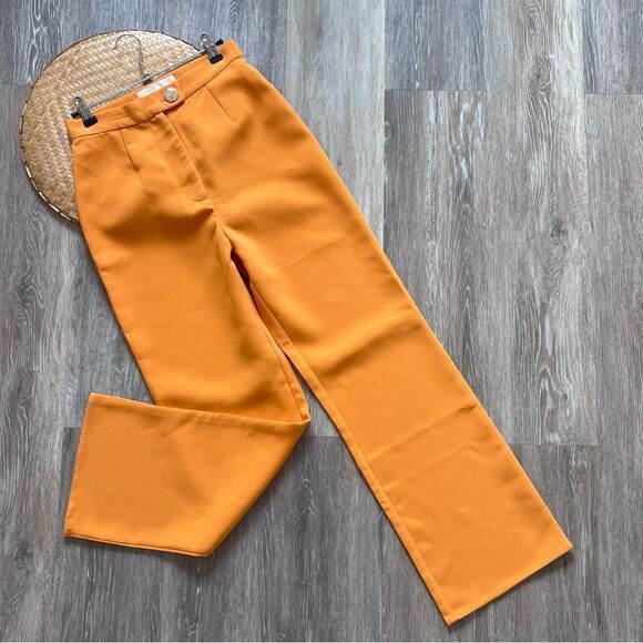 KEEPSAKE the label orange high rise trouser‎ pants urban outfitters women’s 4 - Picture 2 of 9